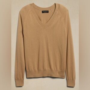 Banana republic golden rattan forever sweater XXL v neck